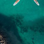 Watersports - Aerial Photography of Two Surfboards