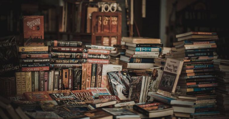 British Novels - Pile of Assorted Novel Books