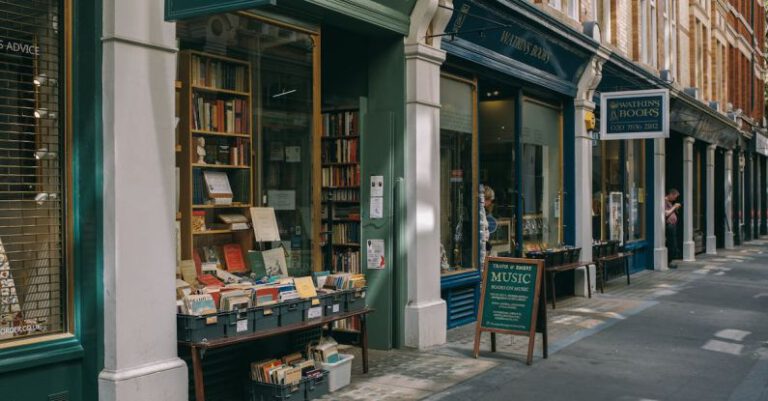 Bookstores - Street with Bookstores