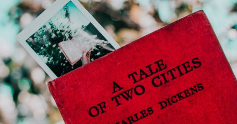 Charles Dickens - Photo of A Tale of Two Cities by Charles Dickens Book