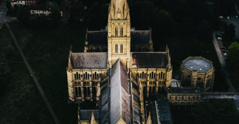 Magna Carta - Aerial View of City Buildings during Night Time