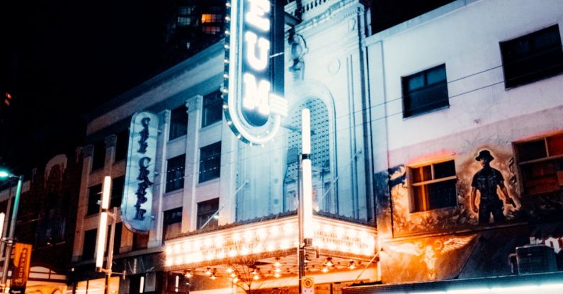 British Theatre - Entrance of Orpheum Theatre in Vancouver