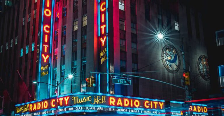 Music Hall - Building with Radio City Signages