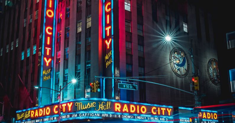 Music Hall - Building with Radio City Signages