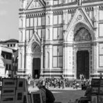 British Paintings - A black and white photo of a cathedral