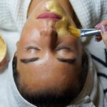 Spas - Woman Doing Facial Mask